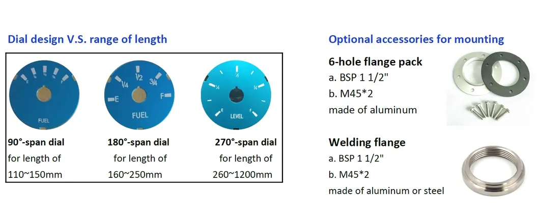 Mechanical Gauge with High Level Alarm