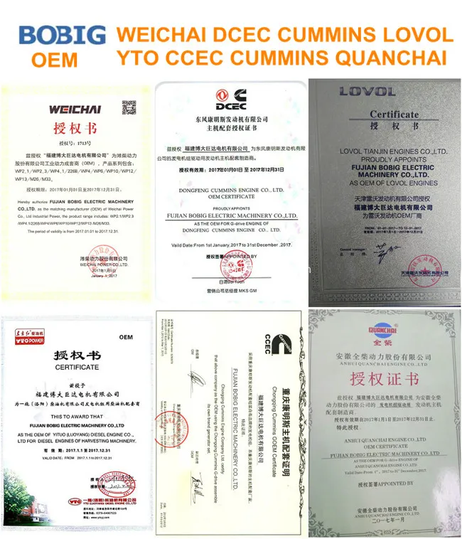 OEM Price 180kw Generator Powered by Fawde Engine