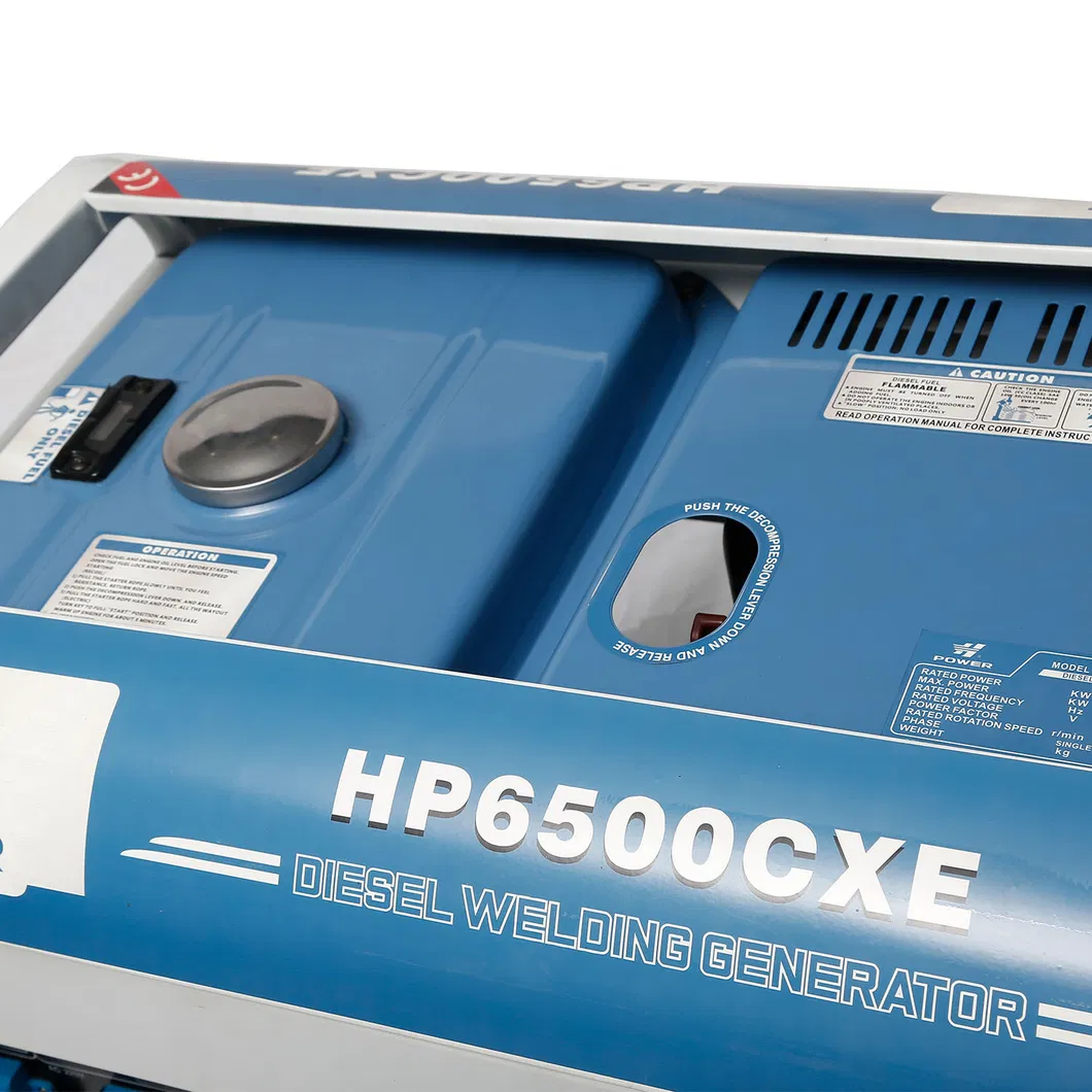 Open Type Silent Type 3 Phase 6.5kVA 7kVA Diesel Generator Set with Full Power on The Single Phase Outlet