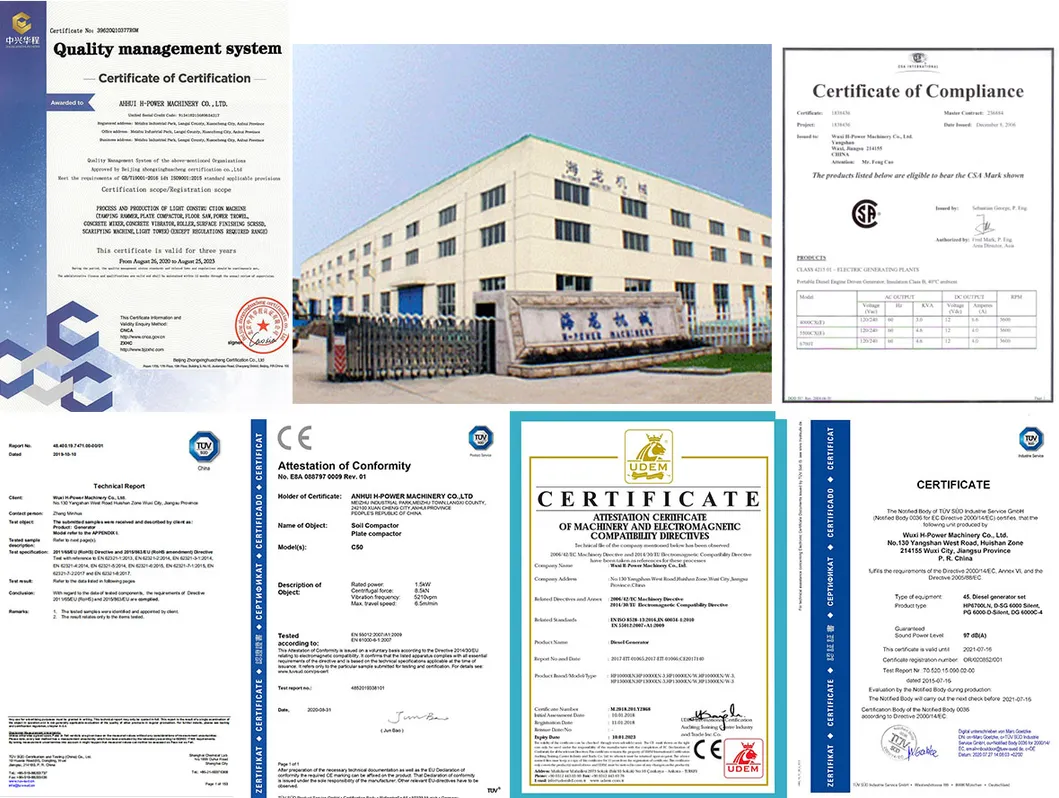 Open Type Silent Type 3 Phase 6.5kVA 7kVA Diesel Generator Set with Full Power on The Single Phase Outlet