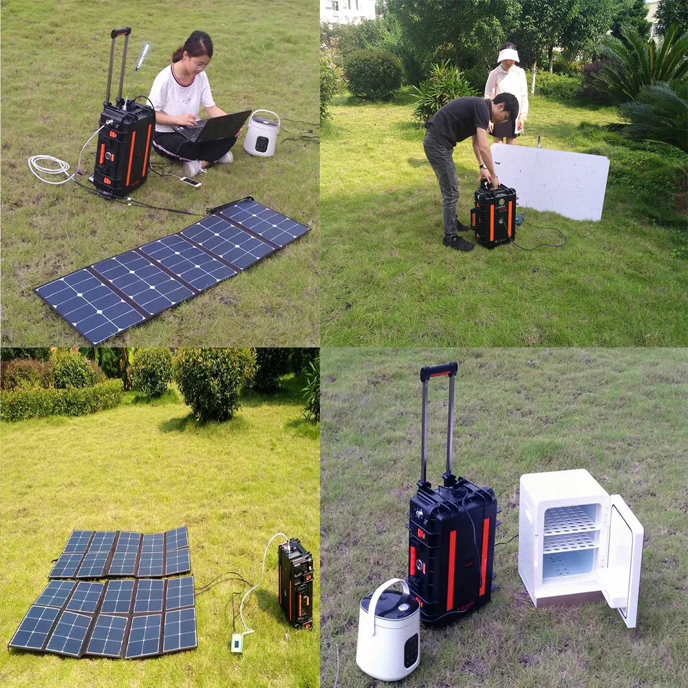 Portable 1000wh Solar Panel Solar System Generator with 220V AC Outlet for Home Emergency Power Supply