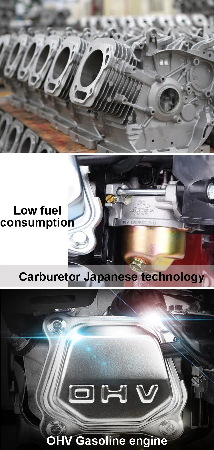 Portable Generator 5000W 5kw 5000watts Gasoline Engine Generator Price