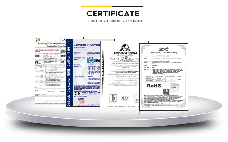 Portable Use 5kVA Silent Gasoline/Petrol Generator 5000W Lantop Design