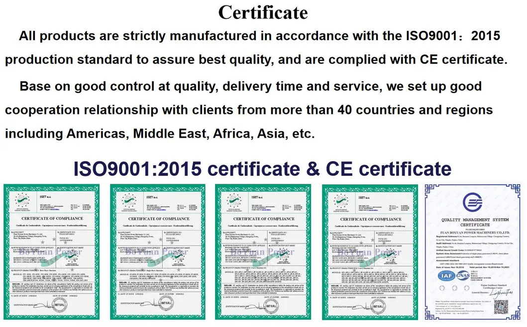 Ricardo Watercooled Diesel Engine Open Type Electrical Generator Set