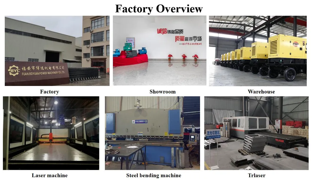 Ricardo Watercooled Diesel Engine Open Type Electrical Generator Set