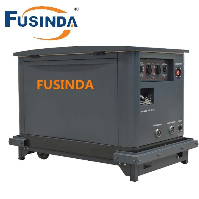 Silent Natural Gas Generator Set 40kw with Heat Exchanger