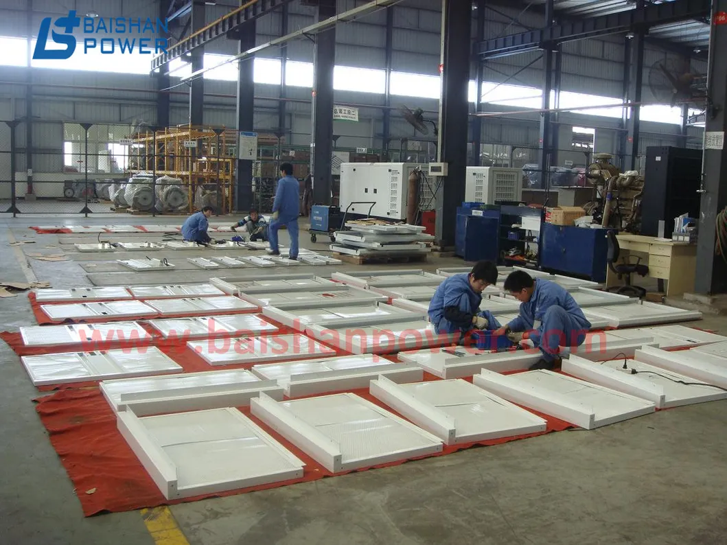 Silent Type Generator Super Critical Grade Muffler for Generator Set Exhaust Systems 15-25 Kw 10kVA 100kVA 300kVA to 1000kVA Genset Use Gensets Power Generator