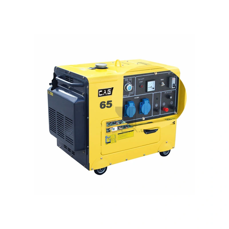 Single/Three Phase AC 6kw 6kVA 7.5kVA Super Low Noise Villa Standby Diesel Generators