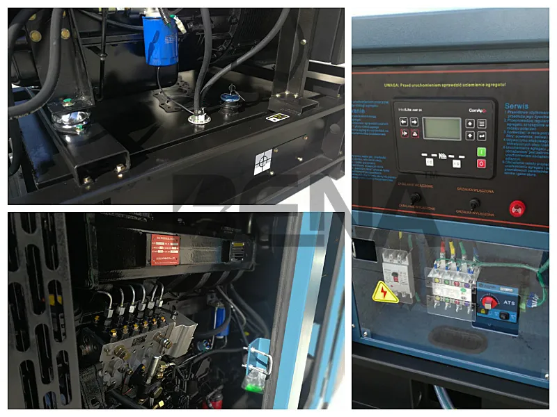 Super Silent 670kVA Open Silent Single/Three Phase Diesel Generator with ATS Price for Sale Philippines South Africa