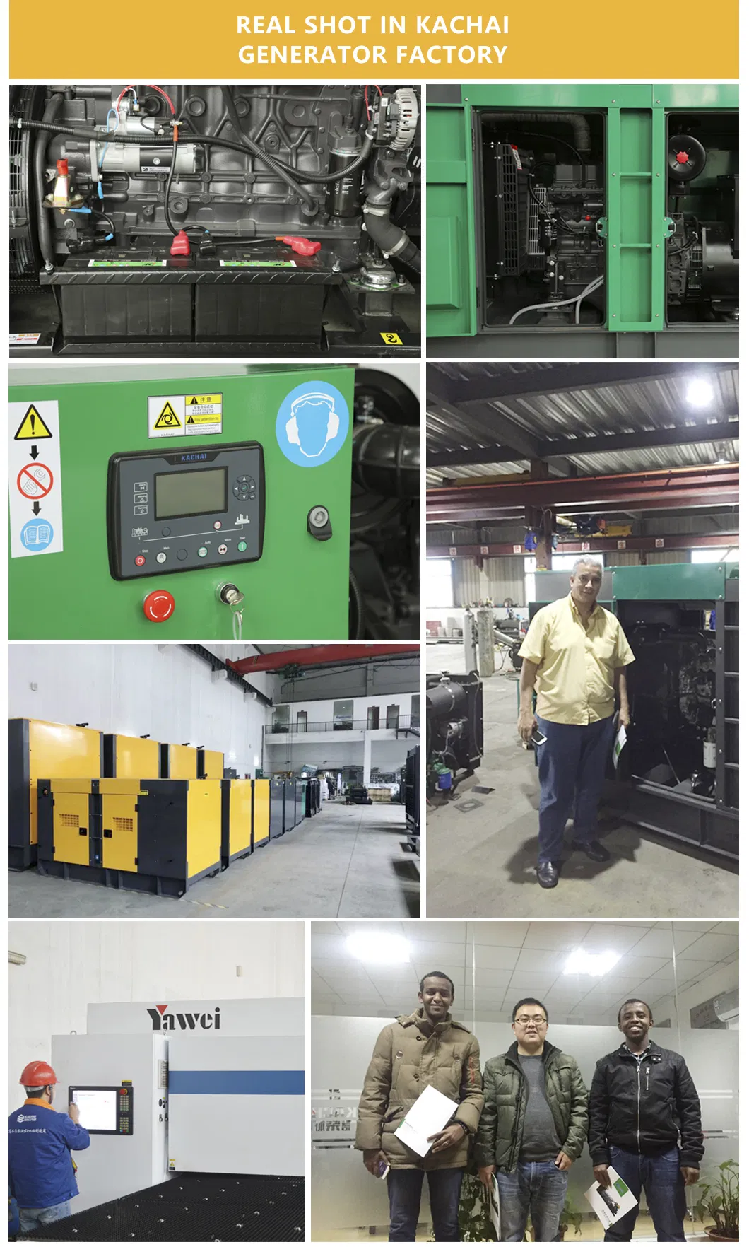Three Phase Low Rpm Power Electric Silent Diesel Generators 10kVA/20kVA/100kVA for Burma/Vietnam/South Korea/Bhutan Sea Countries