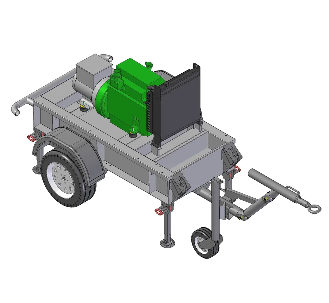 Trailer Diesel Generator Box Trailer Generators Soundproof Silent Diesel Generators