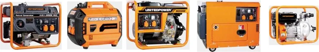 Unitedpower 4500W 5000W 5500W 4kVA 5kw Portable Power Diesel Generator for Sale