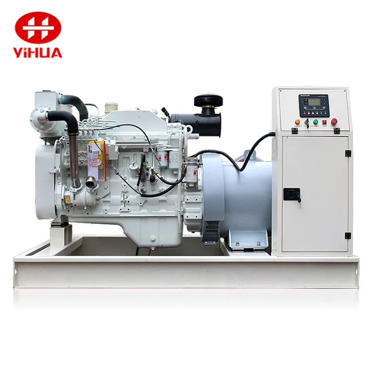 Us Brand! Cum-Min 62.5kVA/50kw 63kVA Ccfj Open Type Marine Diesel Generator