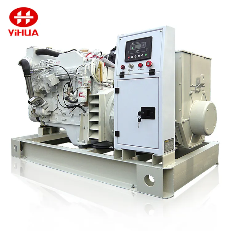Us Brand! Cum-Min 62.5kVA/50kw 63kVA Ccfj Open Type Marine Diesel Generator